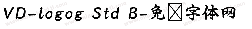 VD-logog Std B字体转换